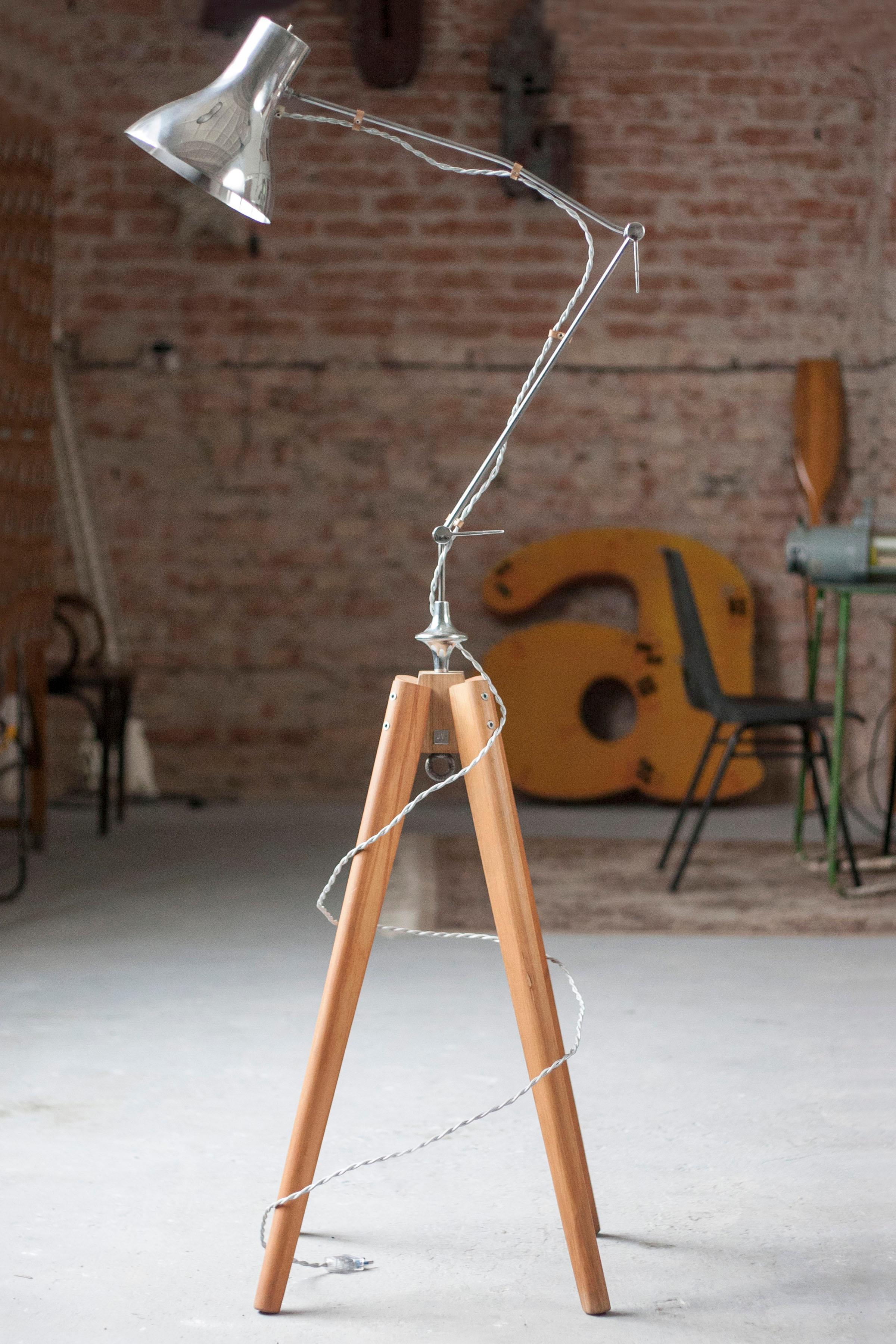 Reading Adjustable Retro Modern Lamp In Excellent Condition In Praha, CZ