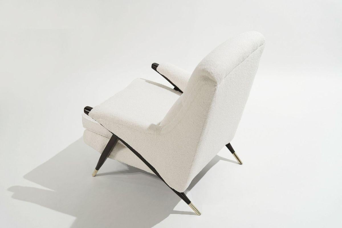 20th Century Reading Lounge Chair by Karpen of California, 1950s