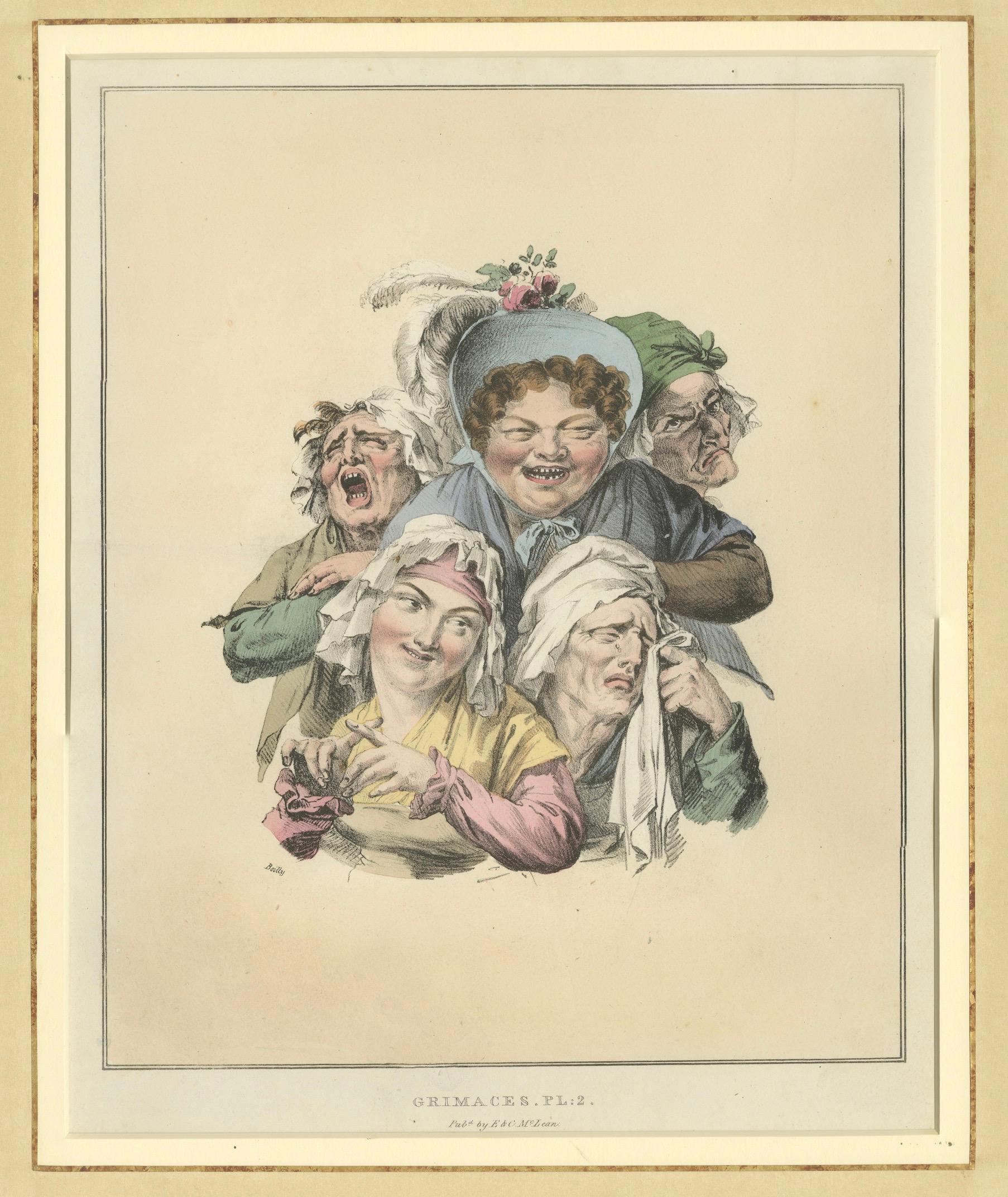 Reading the Will – Louis-Léopold Boilly Satirical Lithograph, c.1823