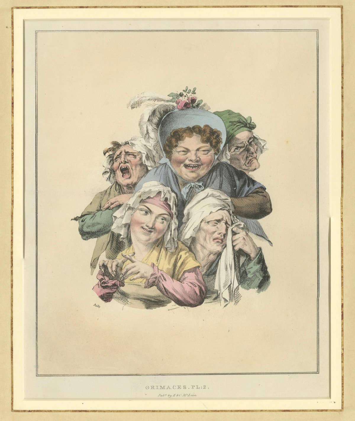 Reading the Will – Louis-Léopold Boilly Satirical Lithograph, c.1823