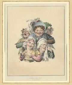 Reading the Will – Louis-Léopold Boilly Satirical Lithograph, c.1823