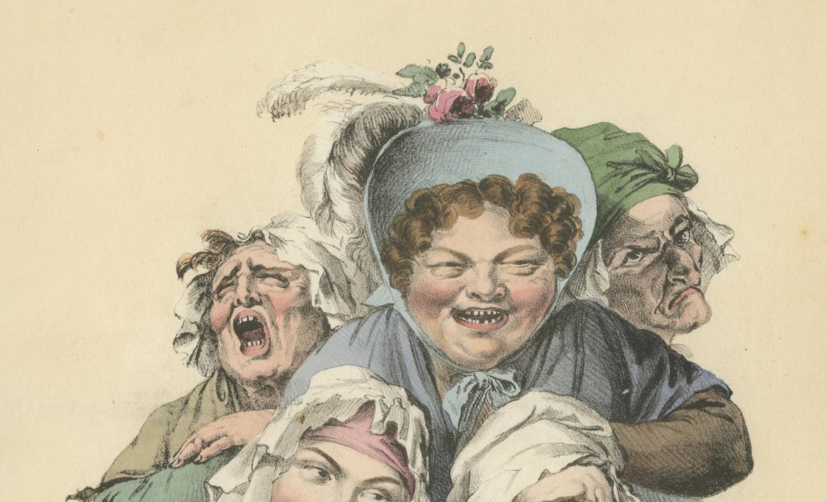 Reading the Will – Louis-Léopold Boilly Satirical Lithograph, c.1823