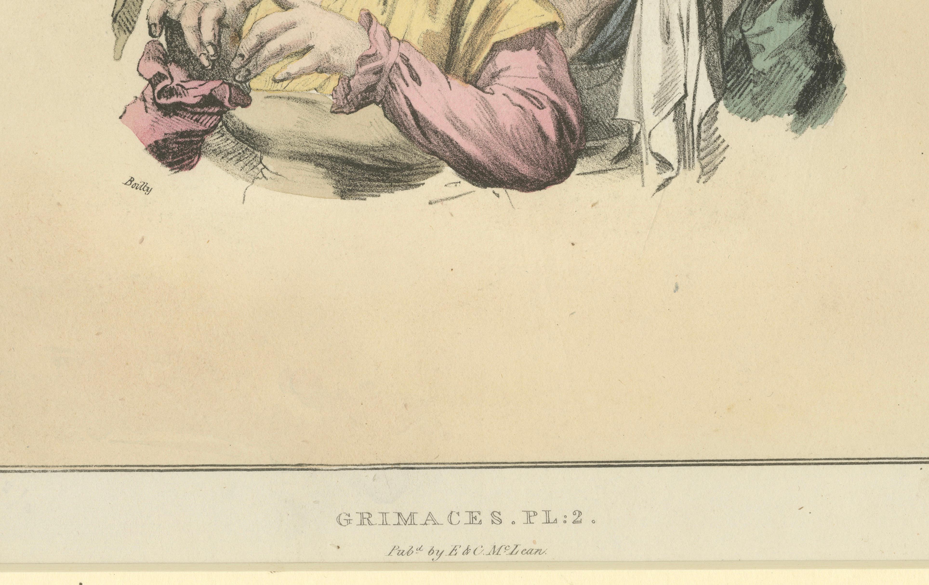 Reading the Will – Louis-Léopold Boilly Satirical Lithograph, c.1823