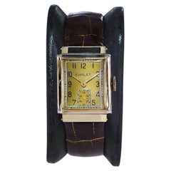 Vintage Chalet Gold Filled Art Deco Watch from 1940's Swiss Made