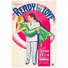 Affiche originale du film « Ready For Love » (Livre pour l'amour), États-Unis, 1934