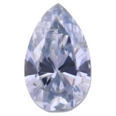 Real 0.33ct Natural Loose Fancy Light Blue Color Diamond GIA Certed Pear Shape