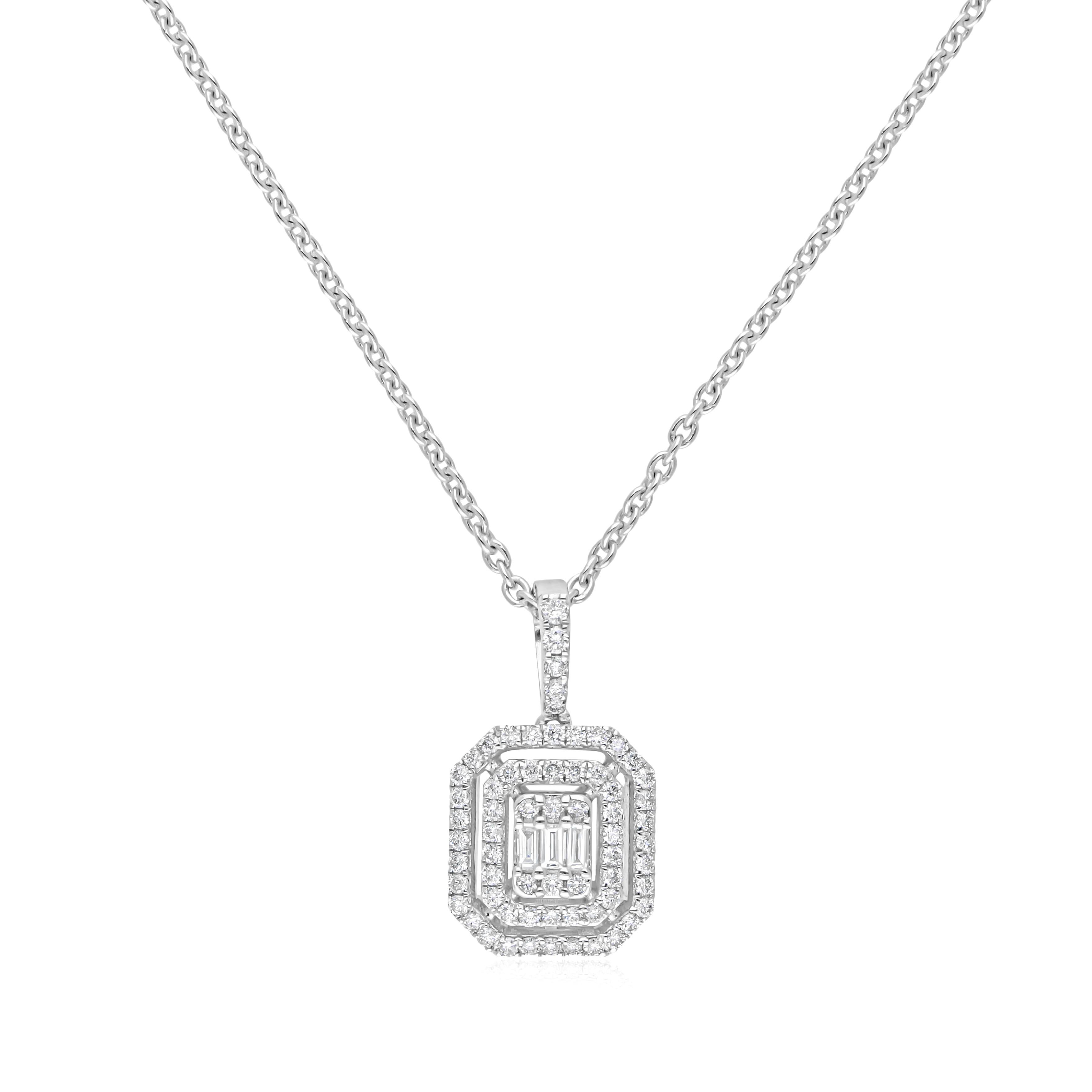 Realizzata in oro a 18 carati, questa collana è impreziosita da 0,43 carati di diamanti scintillanti.

Segui la vetrina di Spectrum Jewels per vedere le ultime collezioni e i pezzi esclusivi. Spectrum Jewels è orgoglioso di essere considerato un Top