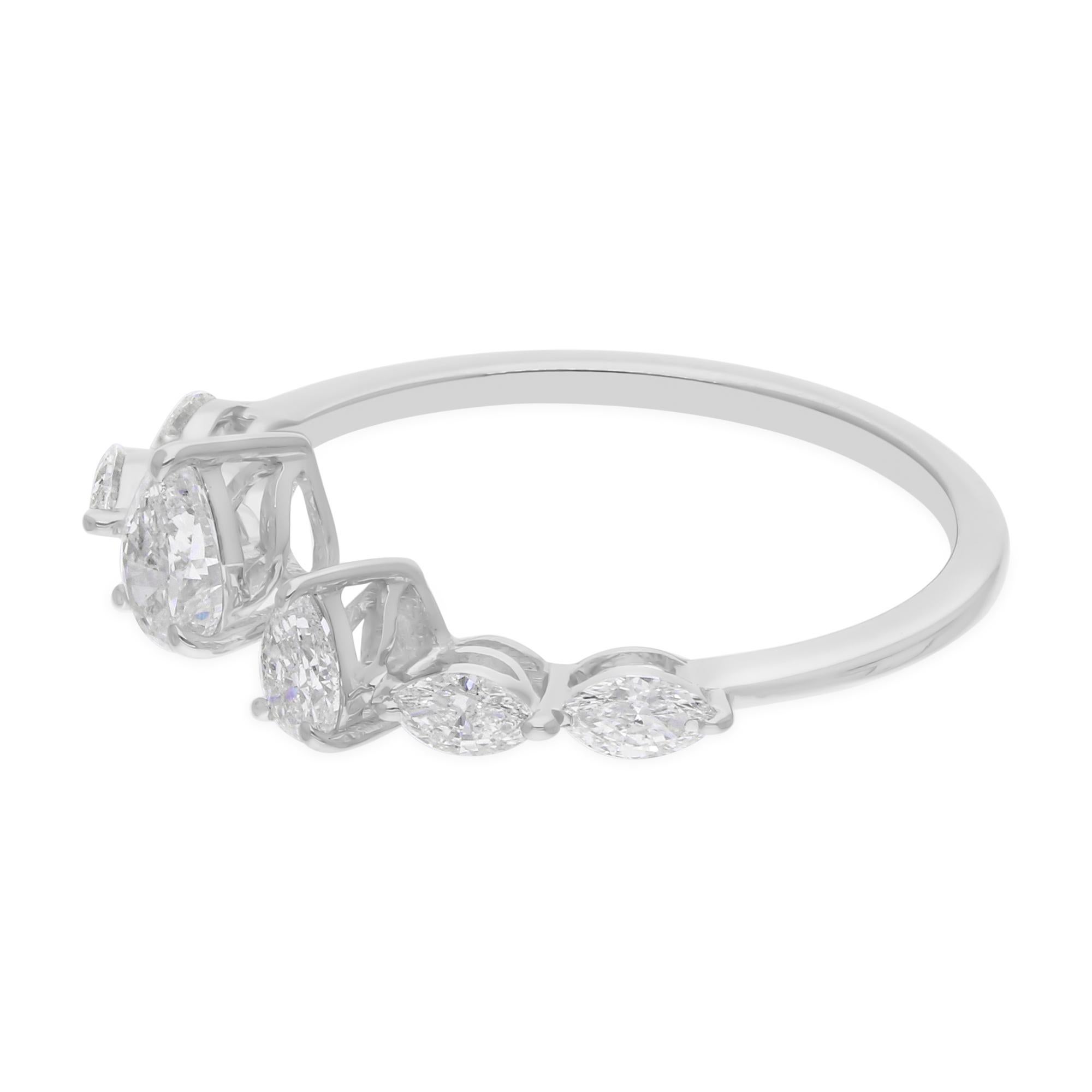 Cast from 14-karat gold, these exquisite ring is handset with 0.79 carats of sparkling diamonds.

FOLLOW SPECTRUM JEWELS storefront to view the latest collection & exclusive pieces. Spectrum Jewels is proudly rated as a Top Seller on 1stdibs with 5