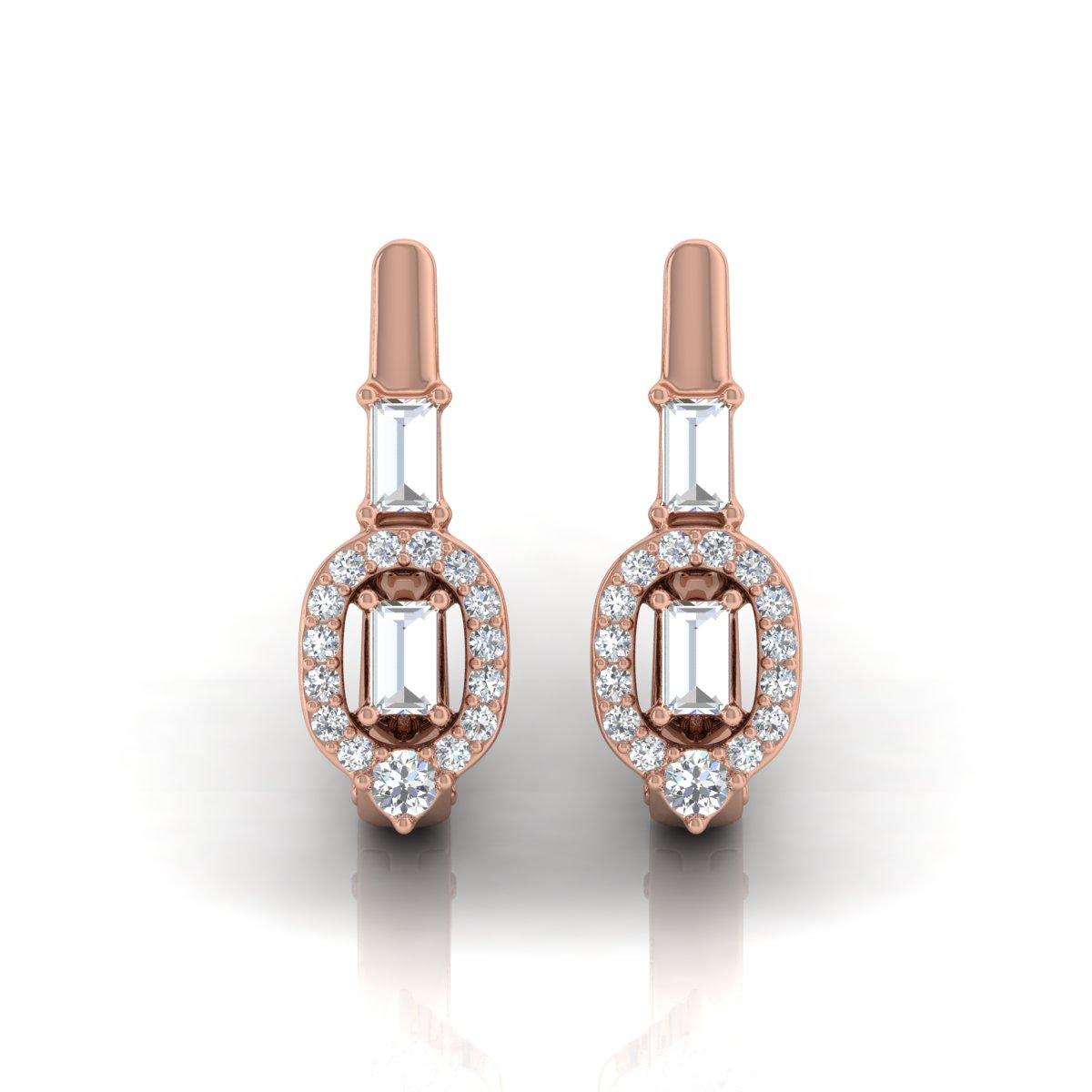 Cast from 18-karat gold, these exquisite earrings are handset with 0.50 carats of sparkling diamonds.

FOLLOW SPECTRUM JEWELS storefront to view the latest collection & exclusive pieces. Spectrum Jewels is proudly rated as a Top Seller on 1stdibs