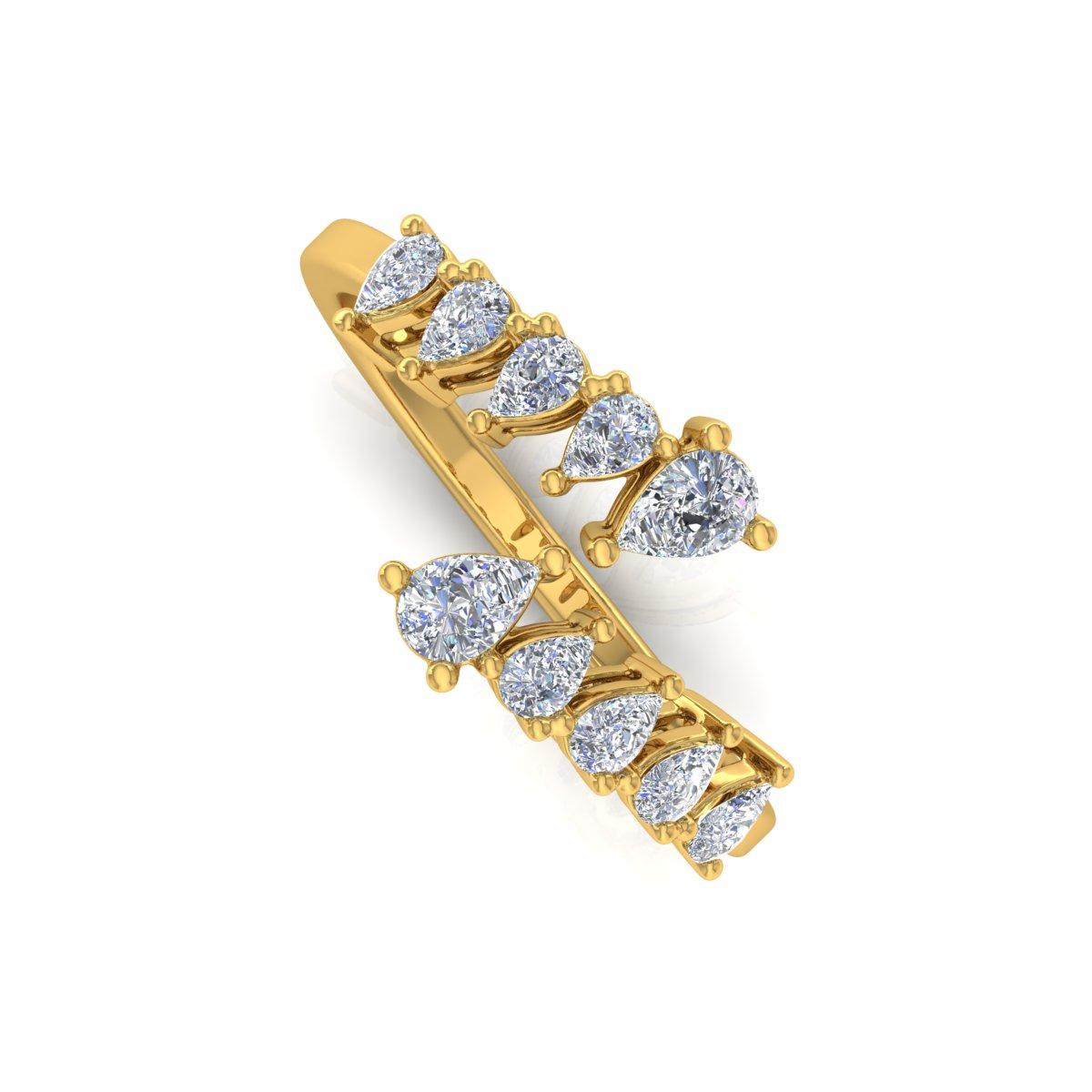 Stein :- Diamant
Diamantform :- Birne
Behandlung : Natürlich
Herstellung : Handgemacht
Artikel-Code:- SER-2847C
Bruttogewicht :- 2.68 gm ungefähr
18k Gelbgold Gewicht :- 2,48 gm ca.
Diamant Gewicht :- 1,00 ct. ca. (Si Clarity Hi Color Certified