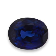 Real 1.77ct No Heat Natural Ceylon Blue Sapphire Oval Sri Lanka