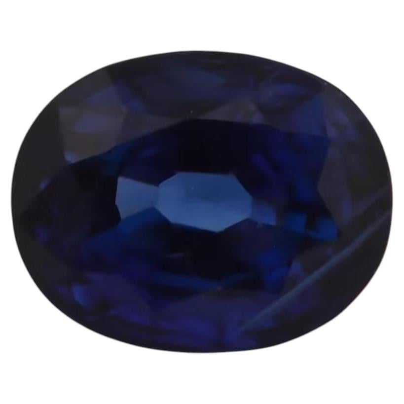 Zaffiro blu di Ceylon naturale, non trattato termicamente, da 1,83 ct, forma ovale, Sri Lanka in vendita