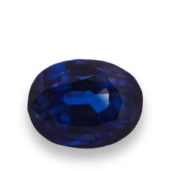 Real 1.98ct No Heat Natural Ceylon Blue Sapphire Oval Sri Lanka