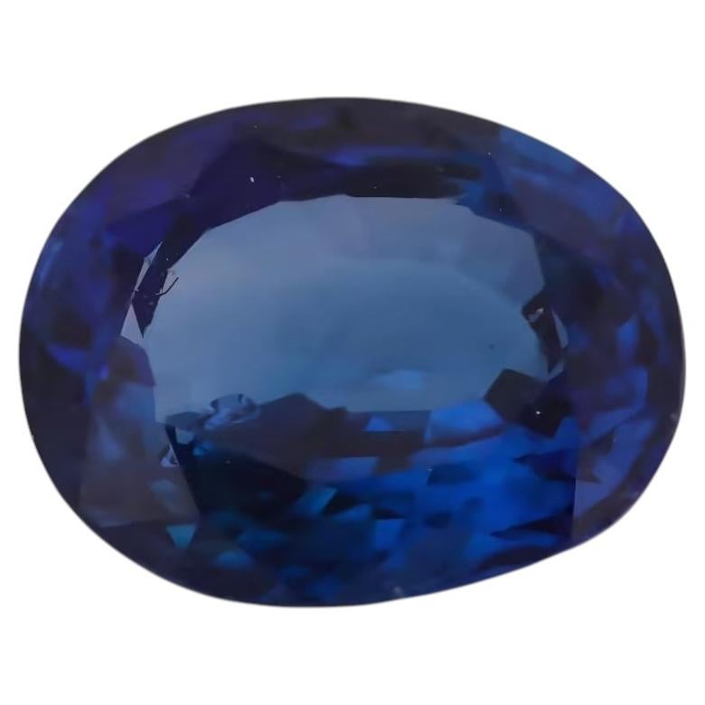 Zaffiro blu naturale di Ceylon da 1.98 ct, non trattato termicamente, forma ovale, Sri Lanka