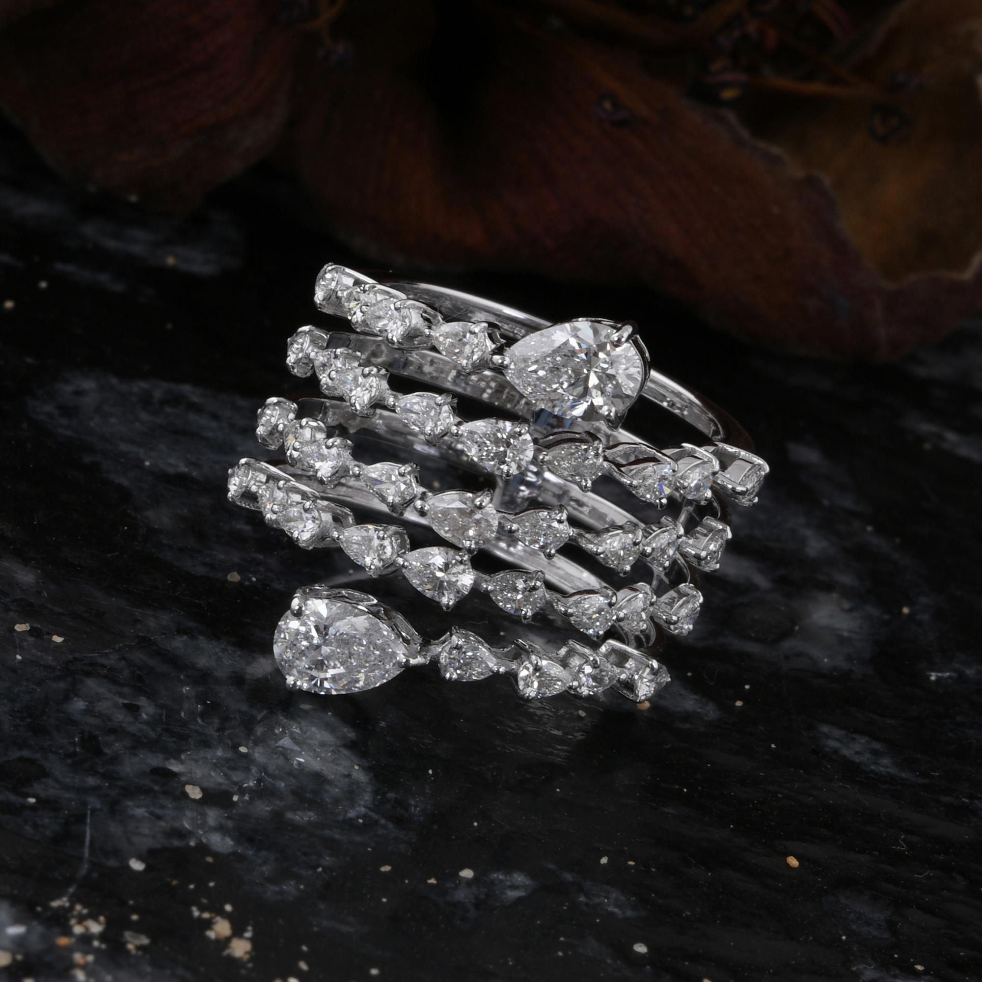 Cast from 14-karat gold, these exquisite ring is handset with 2.41 carats of sparkling diamonds.

FOLLOW SPECTRUM JEWELS storefront to view the latest collection & exclusive pieces. Spectrum Jewels is proudly rated as a Top Seller on 1stdibs with 5