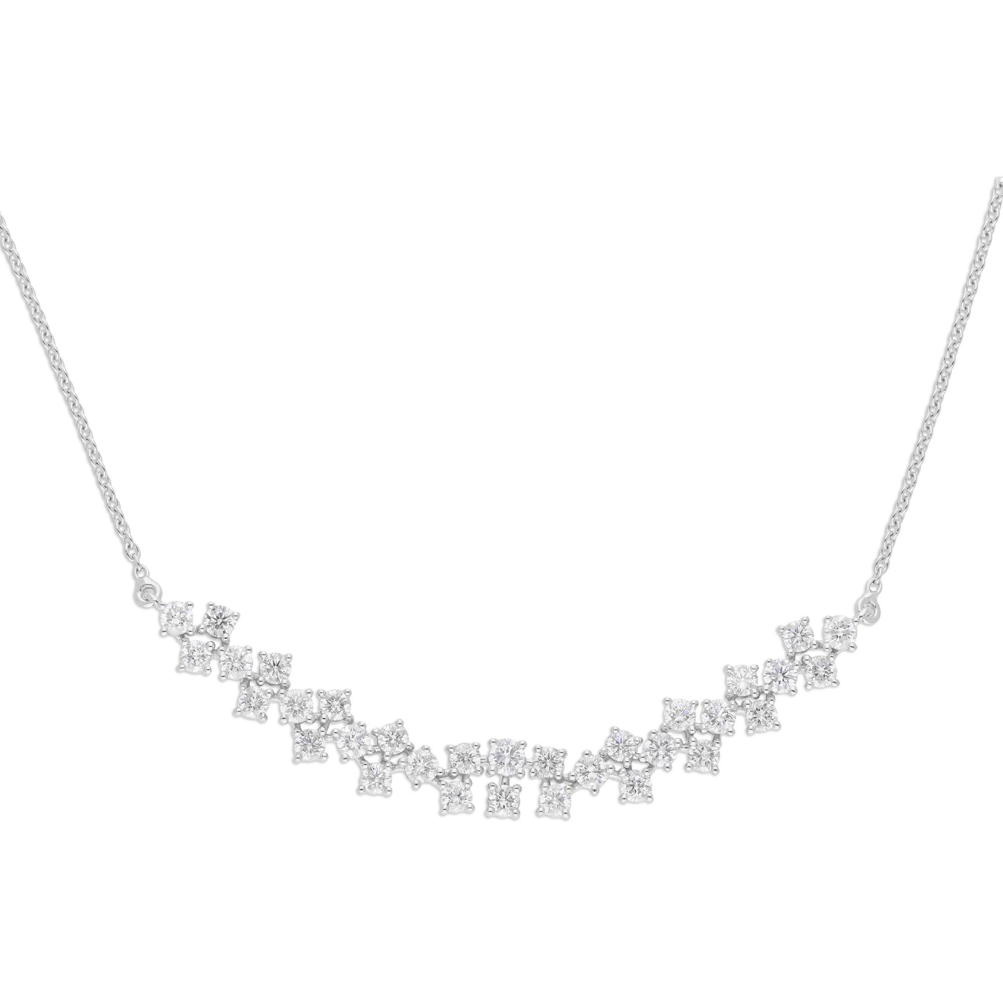 Cast from 14-karat gold, these exquisite necklace is handset with 2.58 carats of sparkling diamonds.

The ring is a size 7 and may be resized to larger or smaller upon request. FOLLOW SPECTRUM JEWELS storefront to view the latest collection &