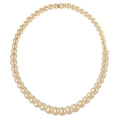 Collar con pavé de diamantes de 3 quilates reales con claridad SI y color HI Joyas de oro amarillo de 18k