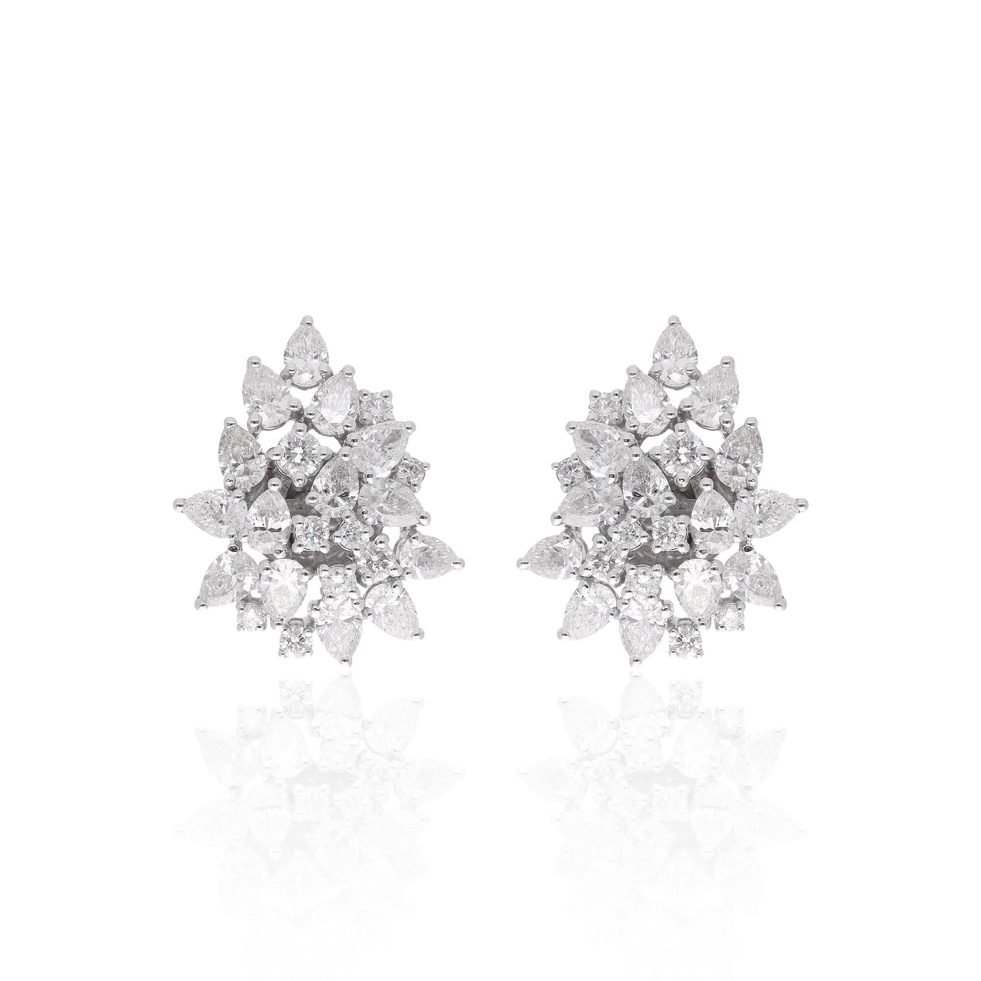 Item Code :- SEE-13369 (14K)
Gross Wt. :- 5.93 gm
14k White Gold Wt. :- 5.27 gm
Natural Diamond Wt. :- 3.30 Ct. ( AVERAGE DIAMOND CLARITY SI1-SI2 & COLOR H-I )

✦ Sizing
.....................
We can adjust most items to fit your sizing preferences.