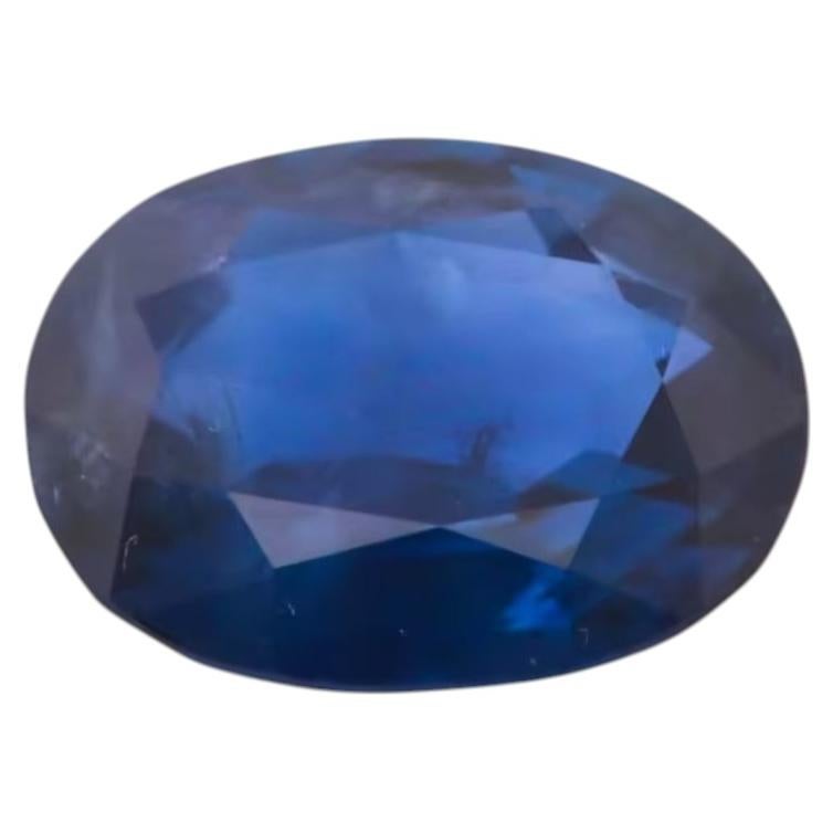 Echter, unbehandelter, natürlicher Ceylon-Blauer Saphir, 4,32 Karat, oval, Sri Lanka im Angebot