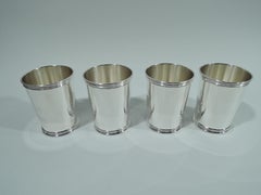 Real Deal Southern Barware, Set of 4 Trees Kentucky Mint Julep Cups