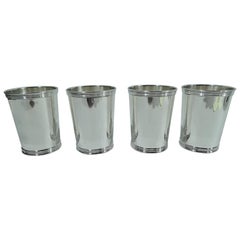 Real Deal Southern Barware, Set of 4 Trees Kentucky Mint Julep Cups