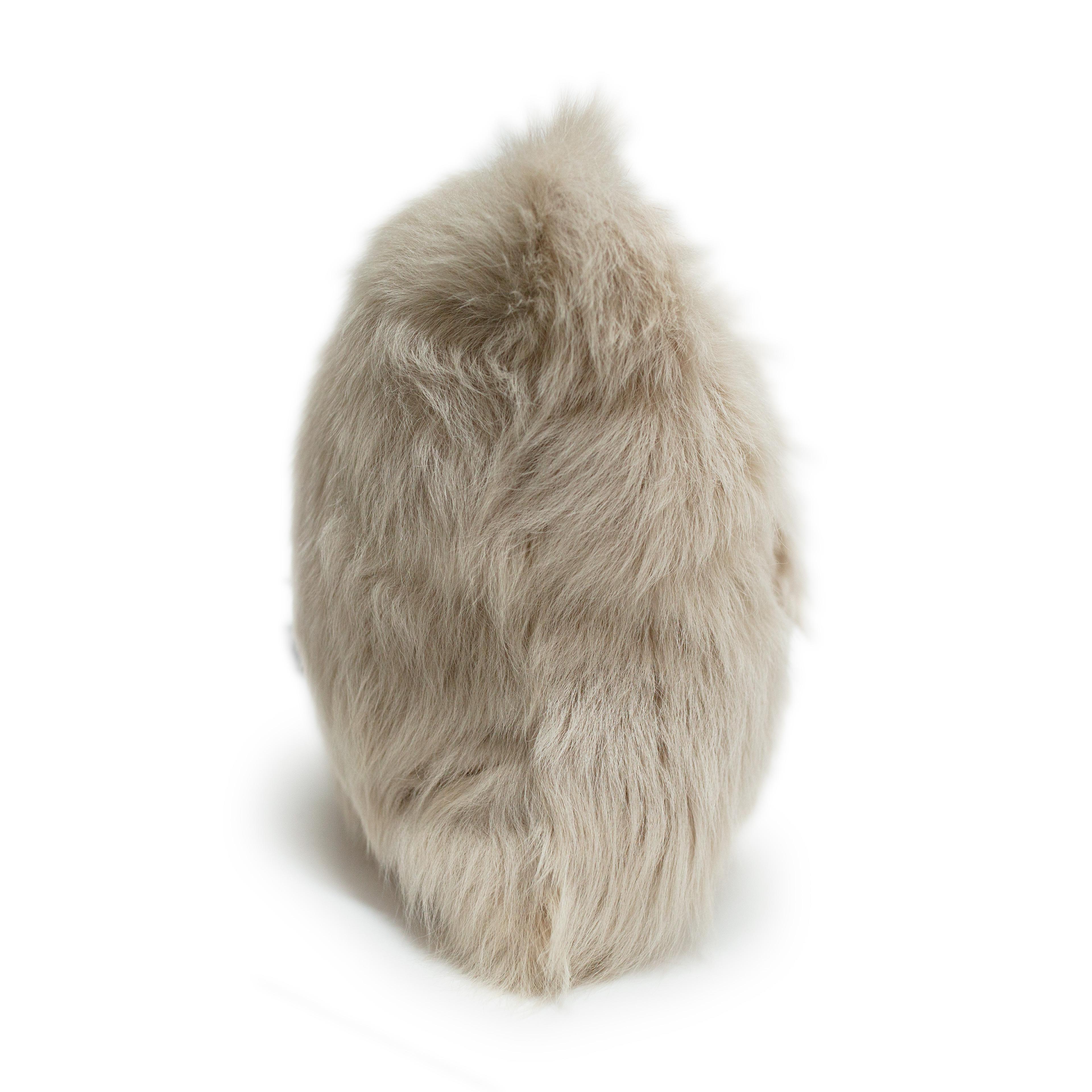Our Toscana real fur fabric is made to our specifications from glove factory remnants. As part of our up cycled, re-purposed fur from our popular UNFORBIDDEN FUR collection, Bone is the new color this season.

Soft and durable, this makes a