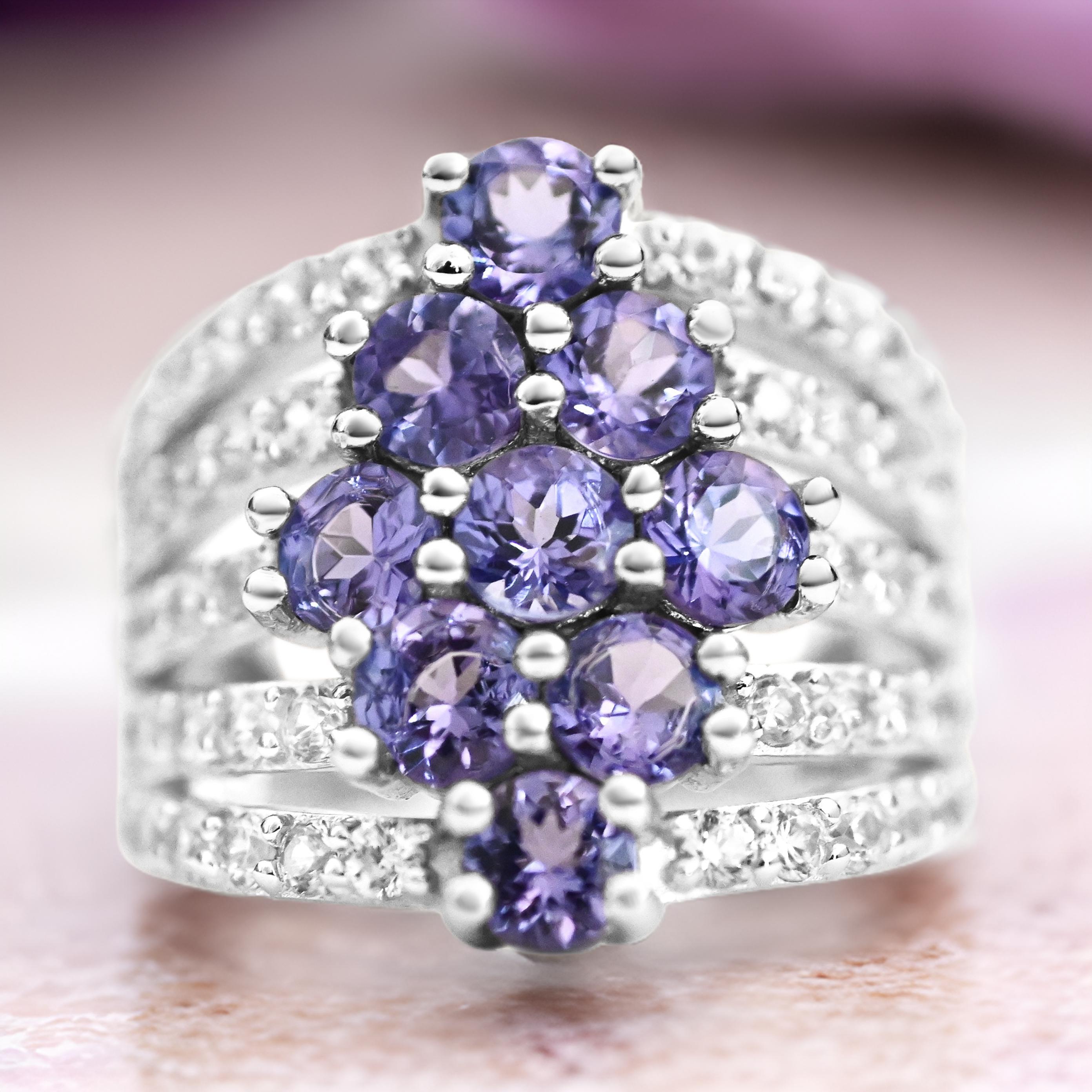 Anello di tanzanite naturale, anello a grappolo in argento Sterling 925, gioiello di dicembre, anello in tanzanite AAA, anello di fidanzamento alternativo, regalo

♥ Benvenuti su Blue Star Gems I nostri gioielli gioiosi e significativi
Noi di Blue