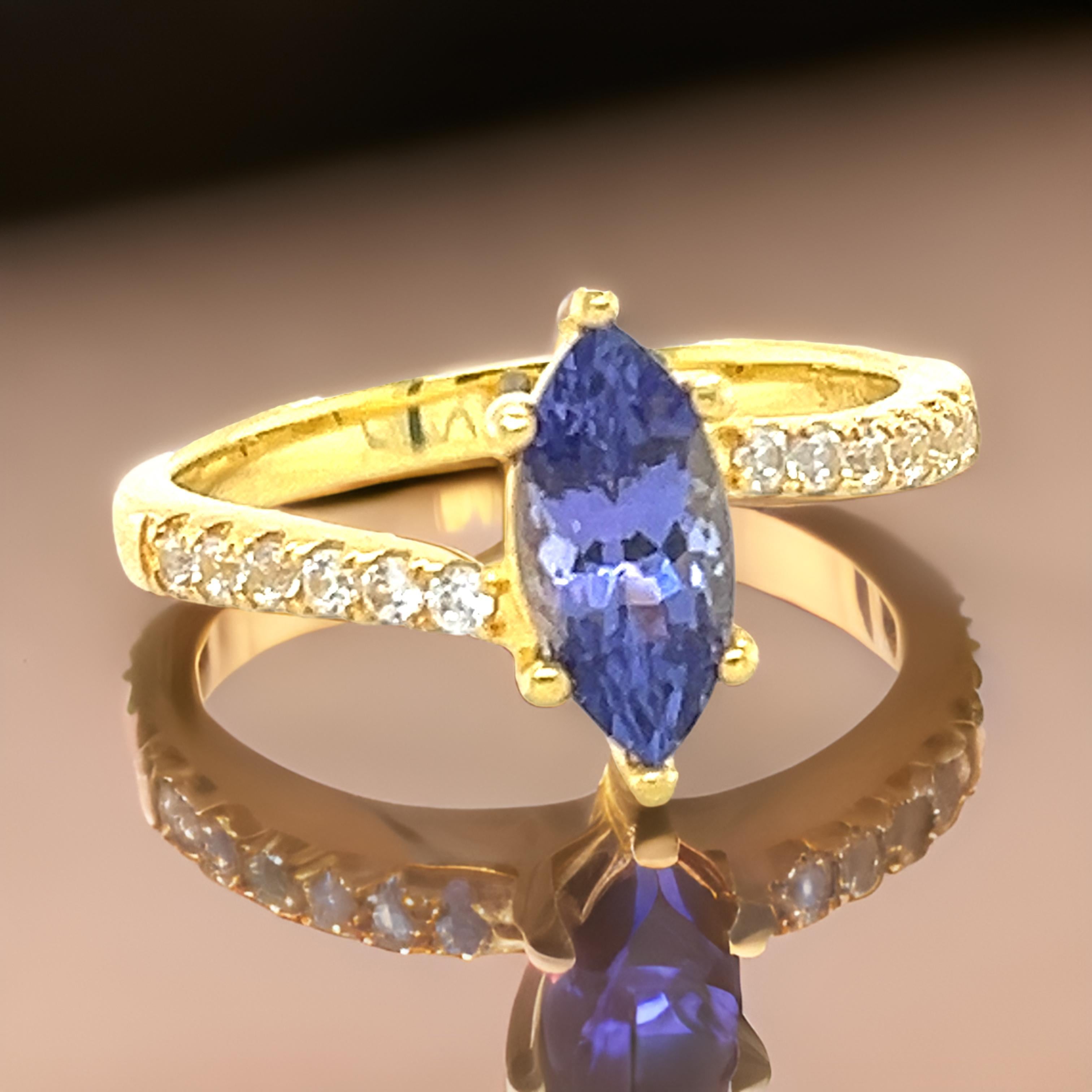 Bague de naissance de décembre en argent sterling 925 et tanzanite naturelle véritable Pour femmes en vente