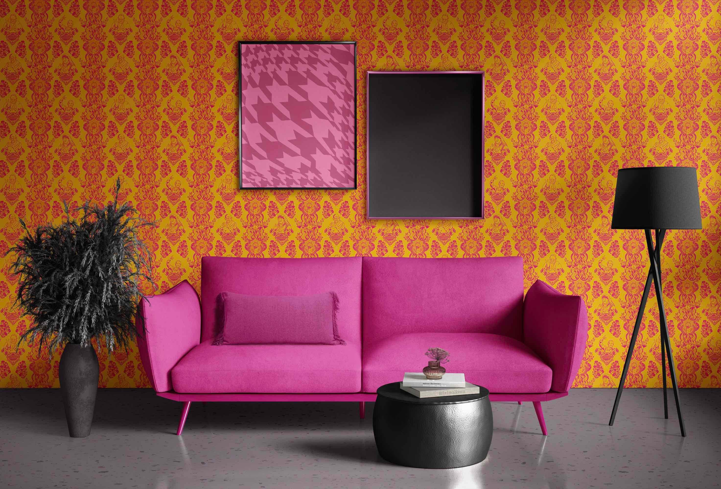 Another XAWD original pattern. We created Real Ones to fill the tragic deficit in the wallpaper industry of damask patterns with iconic world peace leaders throwing up gang signs. Don’t call us humanitarians, we are just trying to do our part.