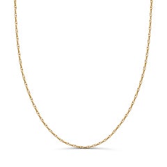 Real Solid 14k Yellow Gold Rope Chain Necklace Diamond Cut Women Pendant Ear