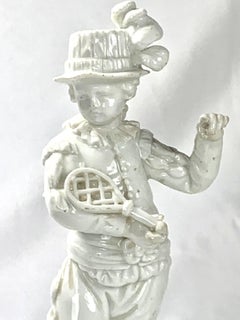 Real Tennis Porcelain Figure Germany Circa 1820