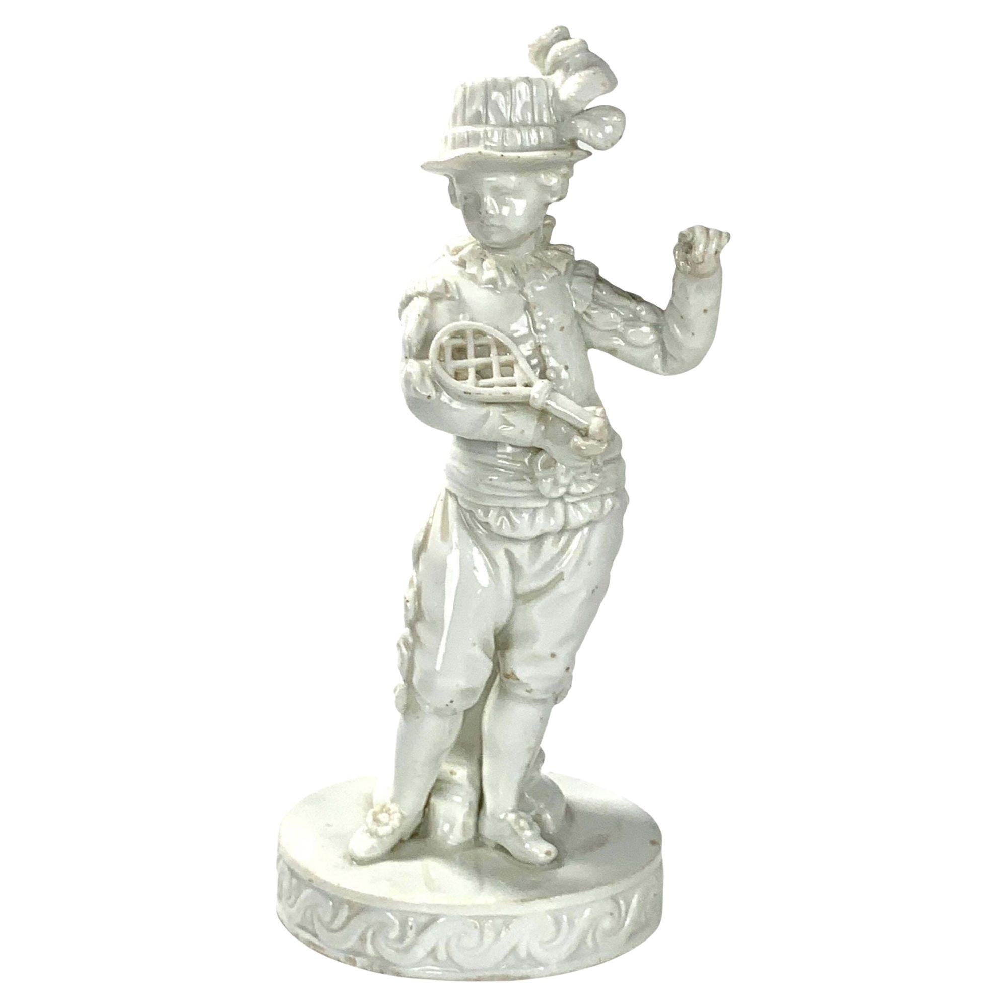 Real Tennis Porcelain Figure Germany Circa 1820 For Sale