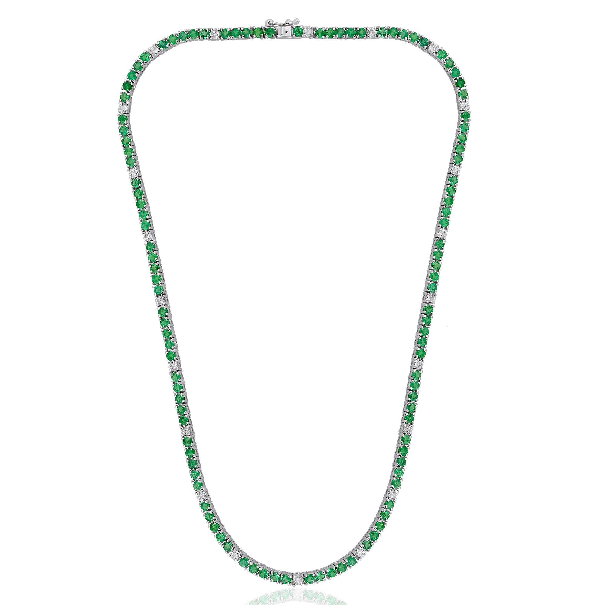 This Natural Emerald Gemstone Chain is a versatile piece that can be worn on its own as a statement accessory or layered with other necklaces for a personalized and fashionable look. Whether you're attending a special occasion, a formal event, or