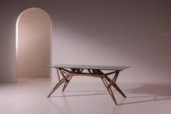 Reale Dining Table by Carlo Mollino for Zanotta, Italy, 1990s