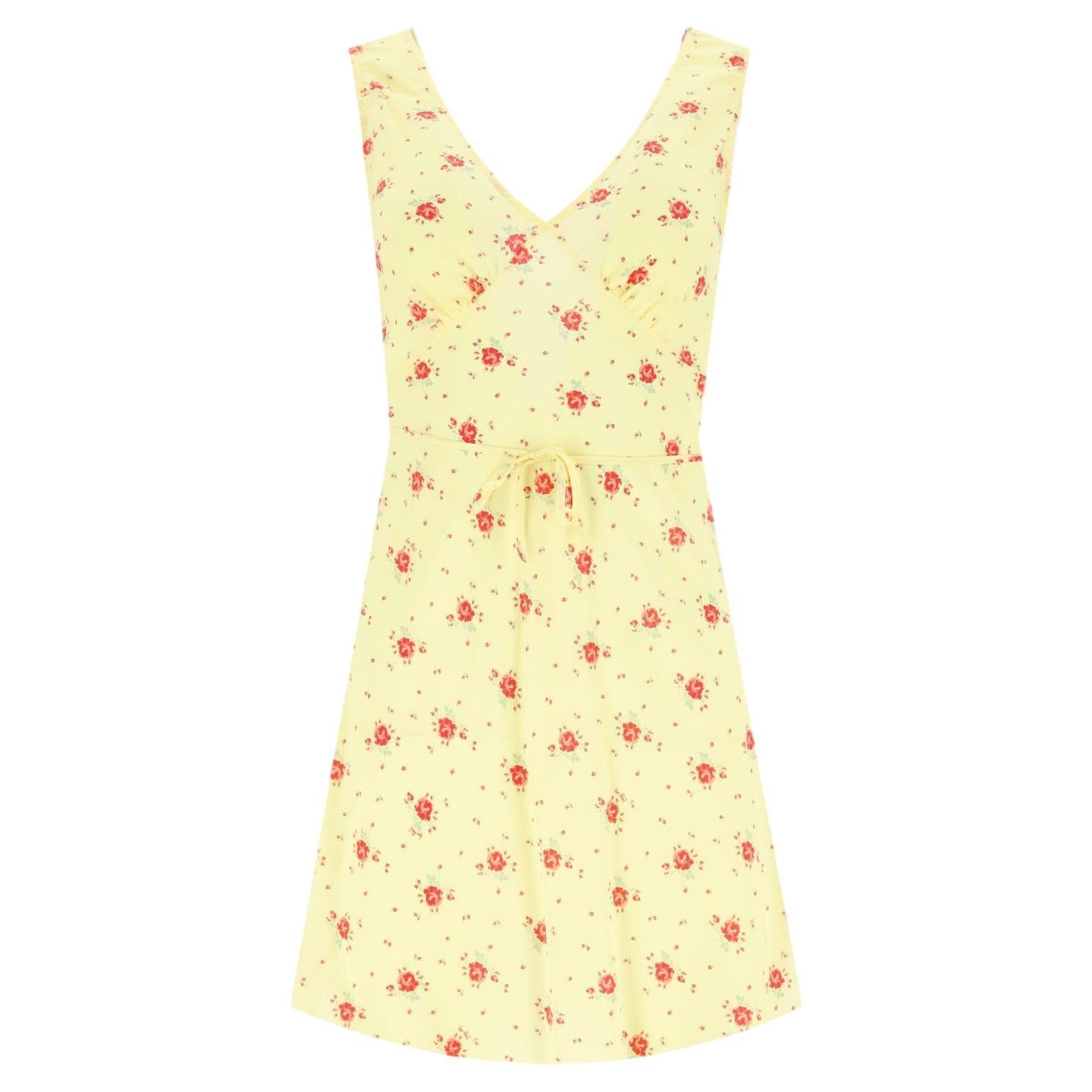 Vestido de verano de seda con estampado floral Realisation