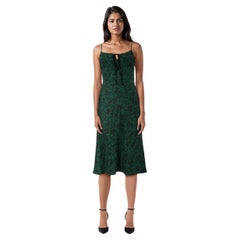 Réalisation Green Silk Paisley Patterned Dress Size S