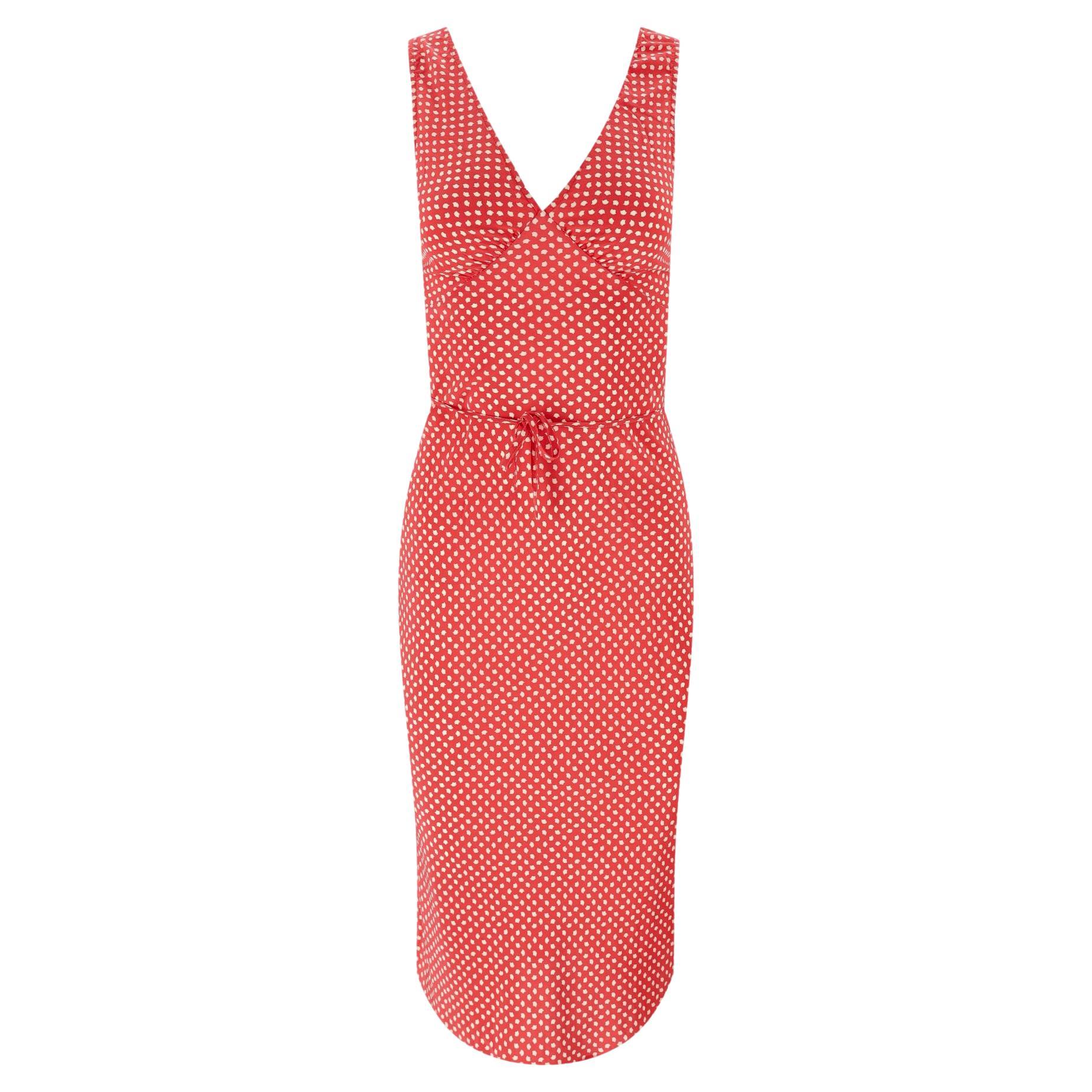 Vestido de seda estampado Realisation