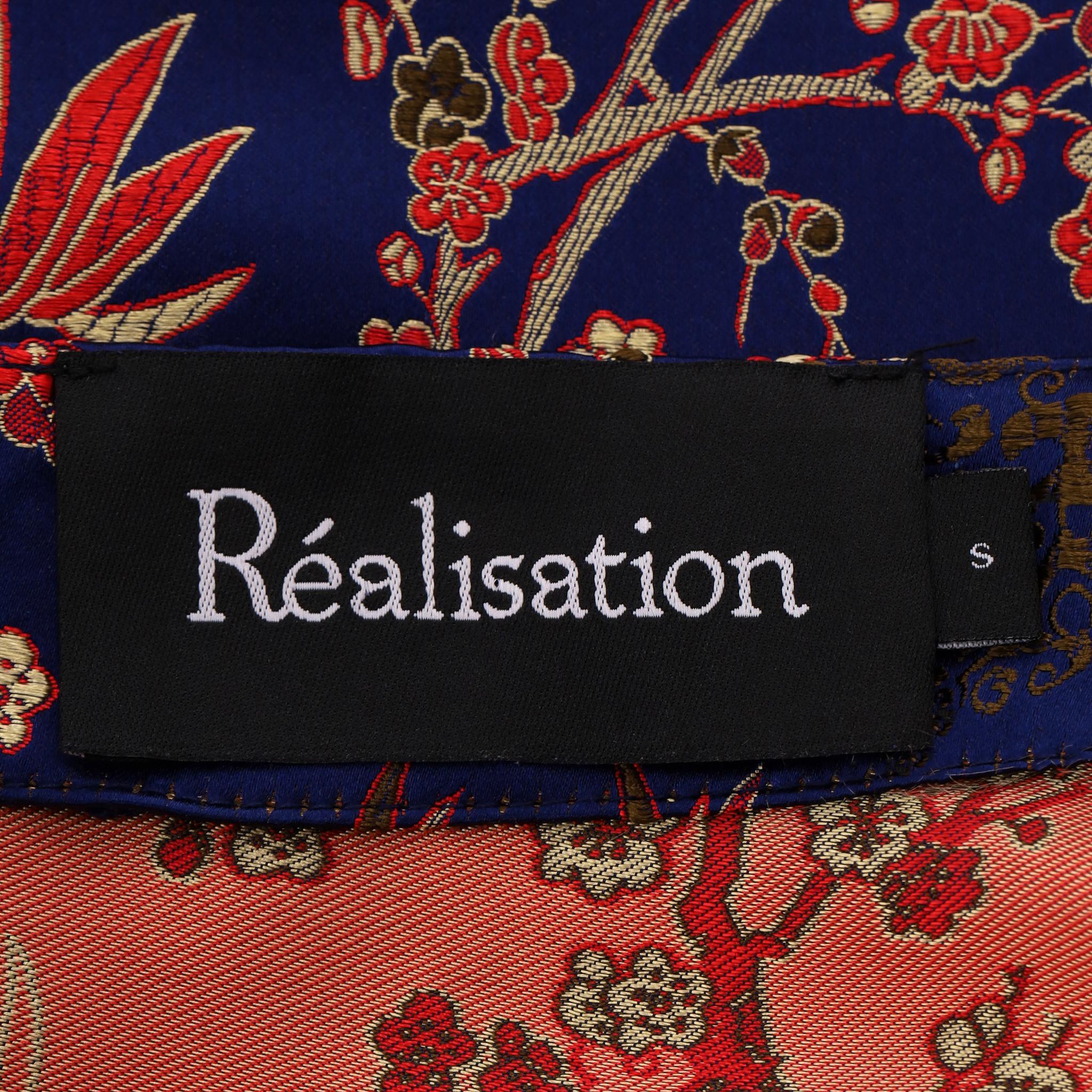 Realisation Silk Printed A-Line Mini Dress en vente 3