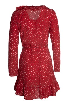 Realisation, star wrapped ruffle dress