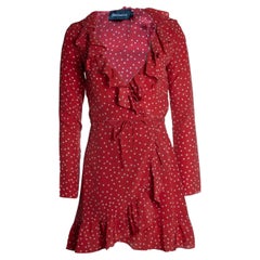 Realisation, star wrapped ruffle dress
