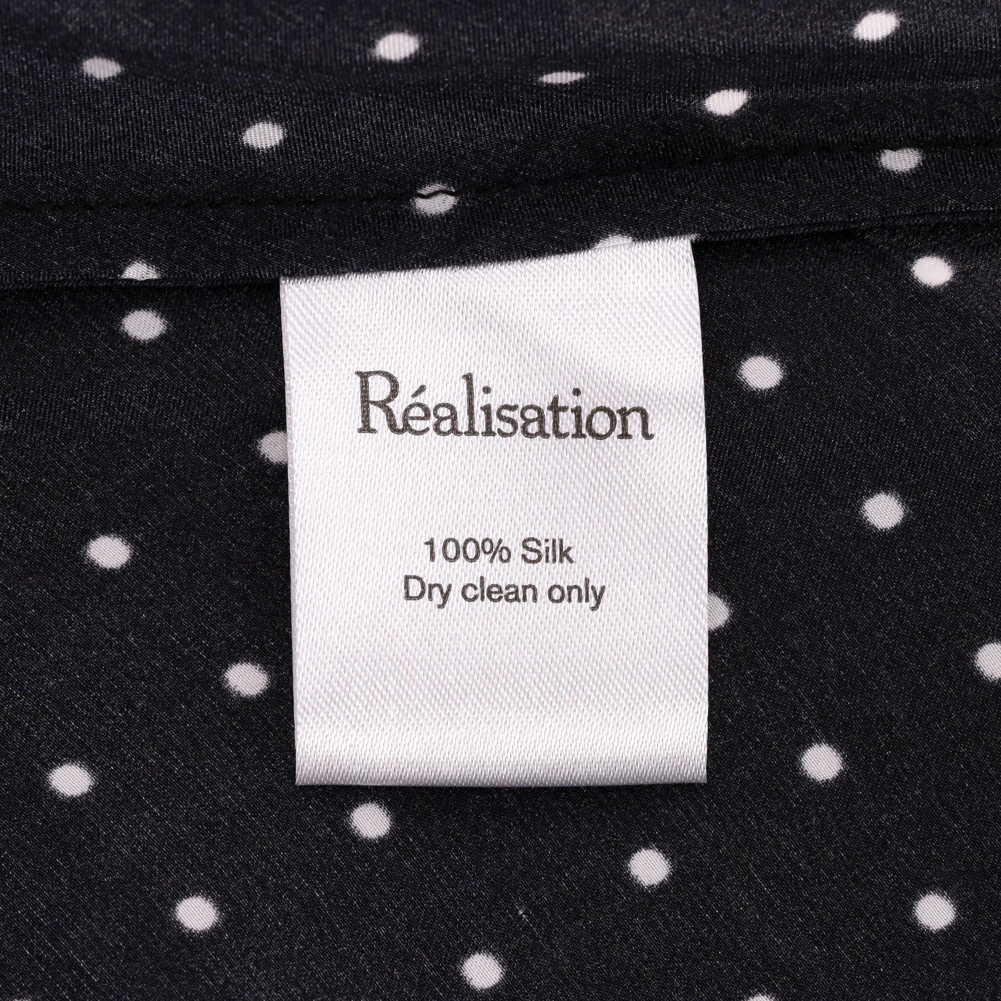 Realisation x Claudia Schiffer Polka-Dot Silk Dress 3