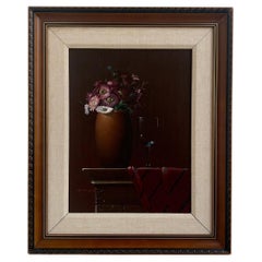 Realism Still Life Painting by Jan Palmu, Finland, 1986