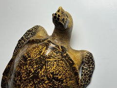 Realistic-looking plastic turtle