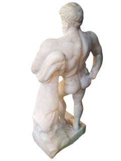 Realistic Marble Statue of Hercules