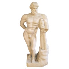 Realistic Marble Statue of Hercules