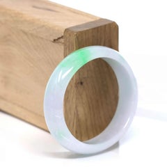 RealJade Classic Bangle Genuine Burmese High-Quality Jadeite Bracelet