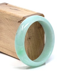 RealJade Classic Bangle Genuine Burmese High-Quality Jadeite Bracelet
