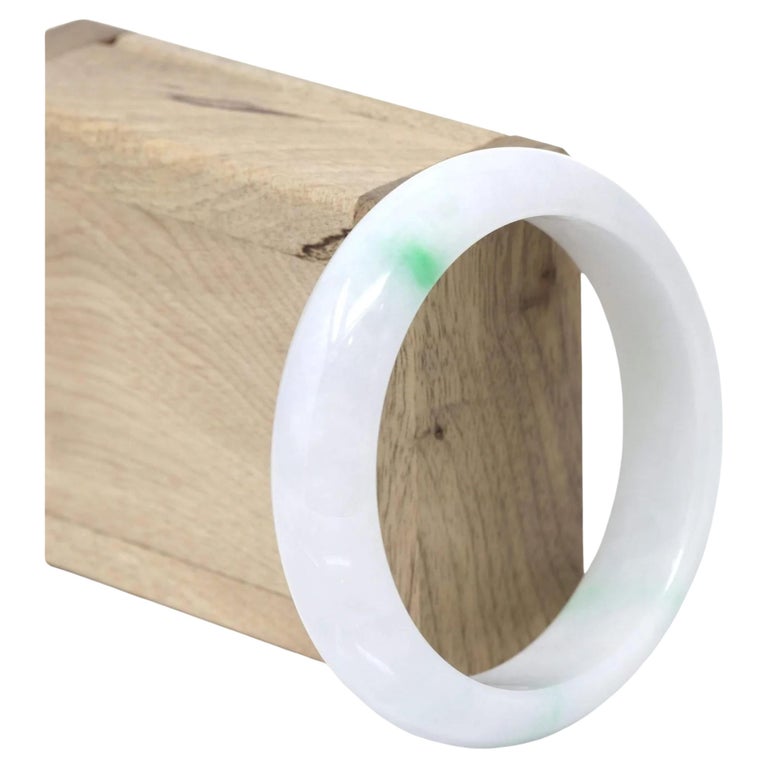 Realjade "Classic Bangle" Genuine Burmese HighQuality Jadeite Bracelet