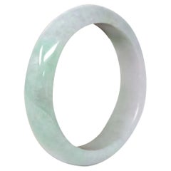 Realjade Co. Classic Bangle Green Natural Burmese Jadeite Jade Bangle