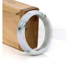 RealJade¨ Co. Bracelet jonc classique en jade véritable ( 56,80 mm )#334
